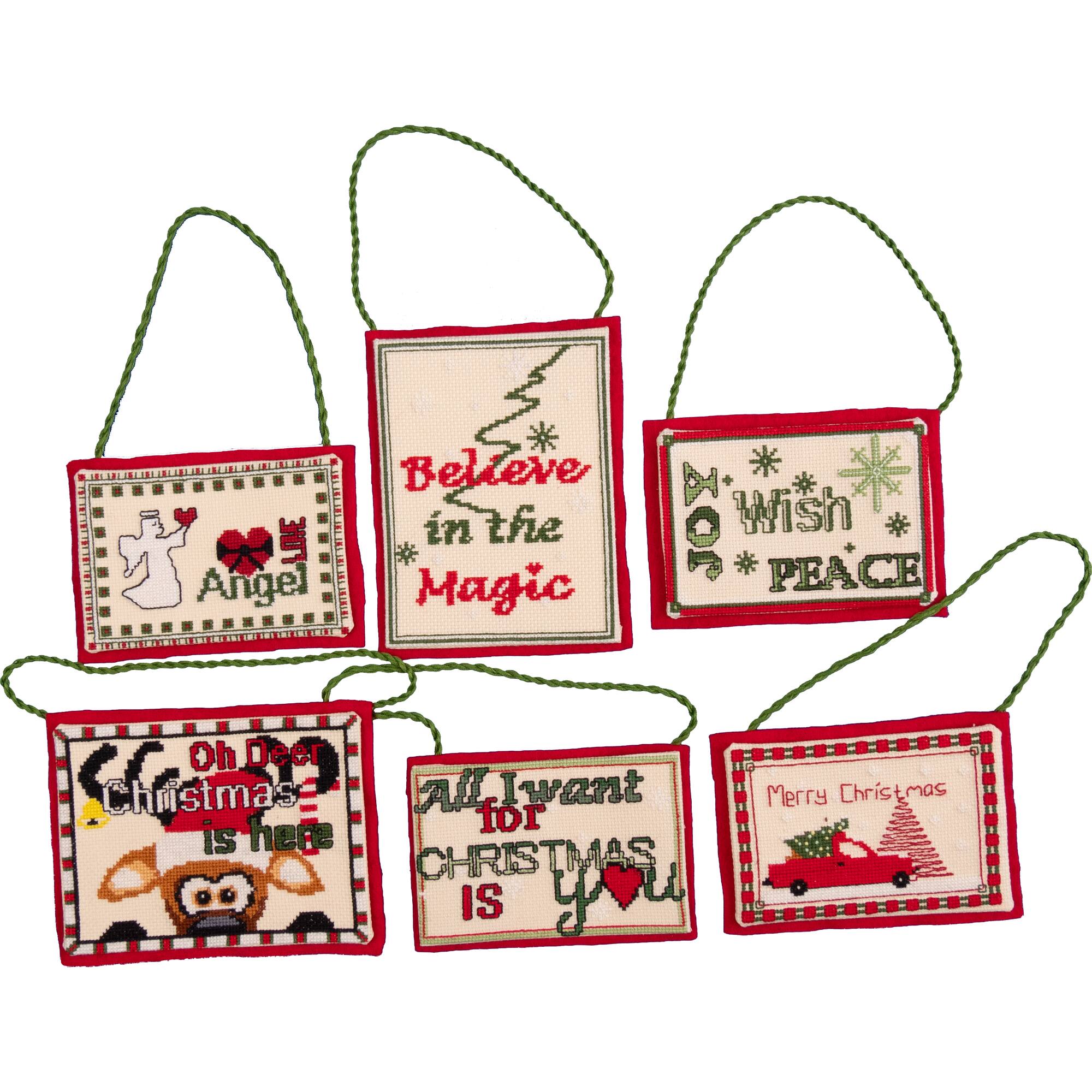 Thea Gouverneur Since 1959® Christmas Ornaments Counted Cross Stitch Kit